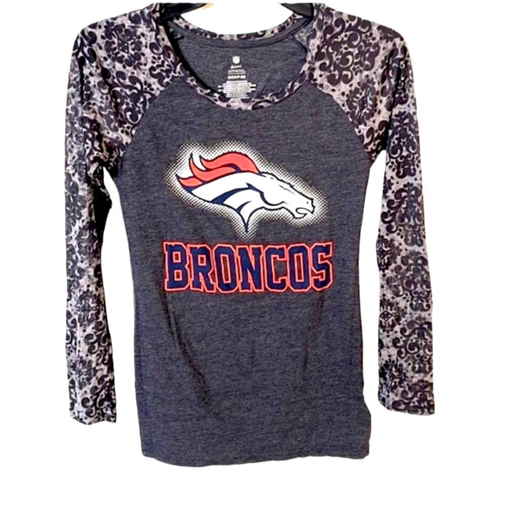BRONCOS NFL🏈Embellished Sleeve Shirt